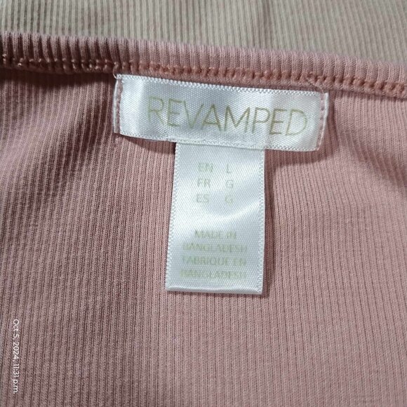 Revamped Tanks‎ 95% cotton 5% spandex size large EUC - Picture 2 of 9